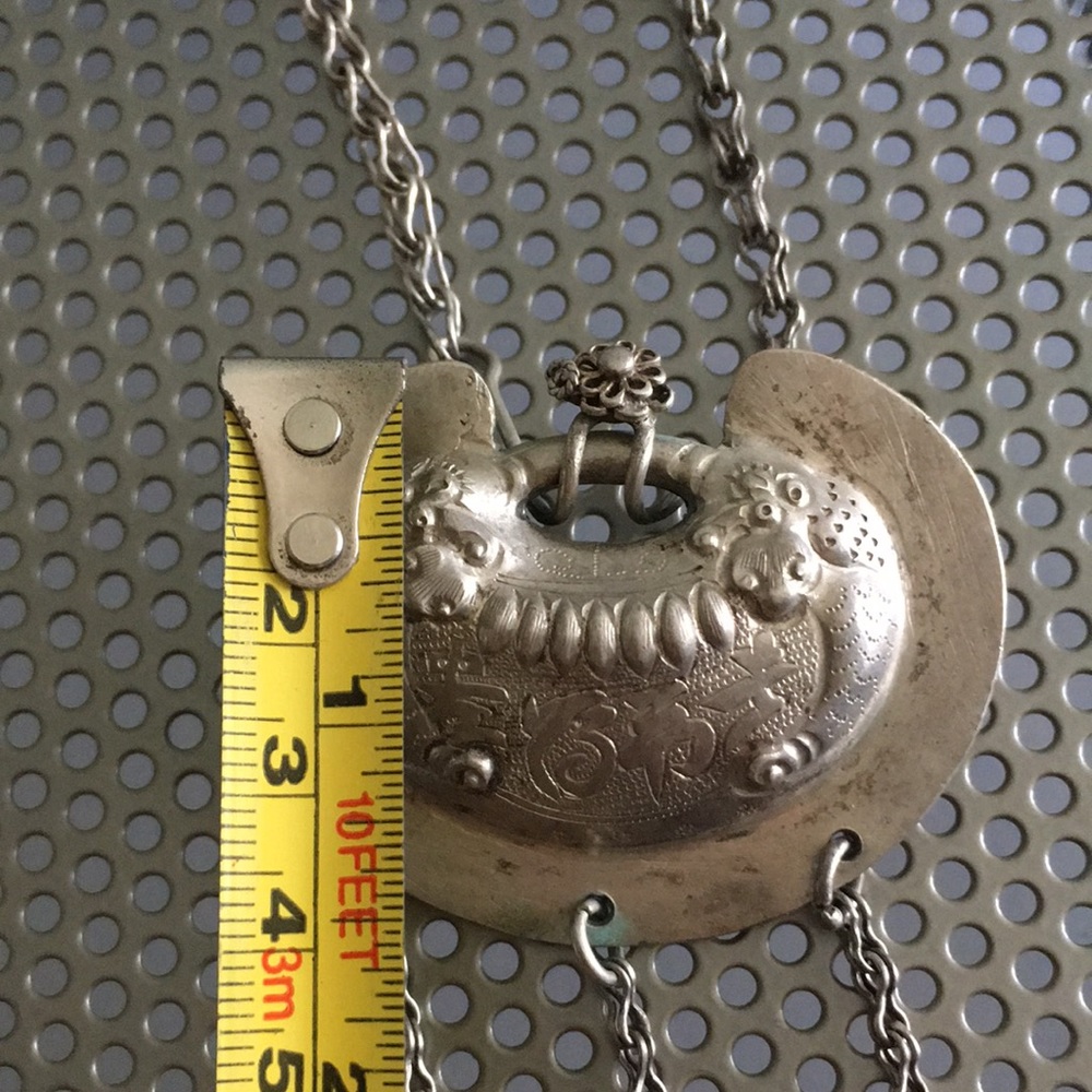 🖤1900-30s💕Chinese antique necklace - Picture 13 of 16